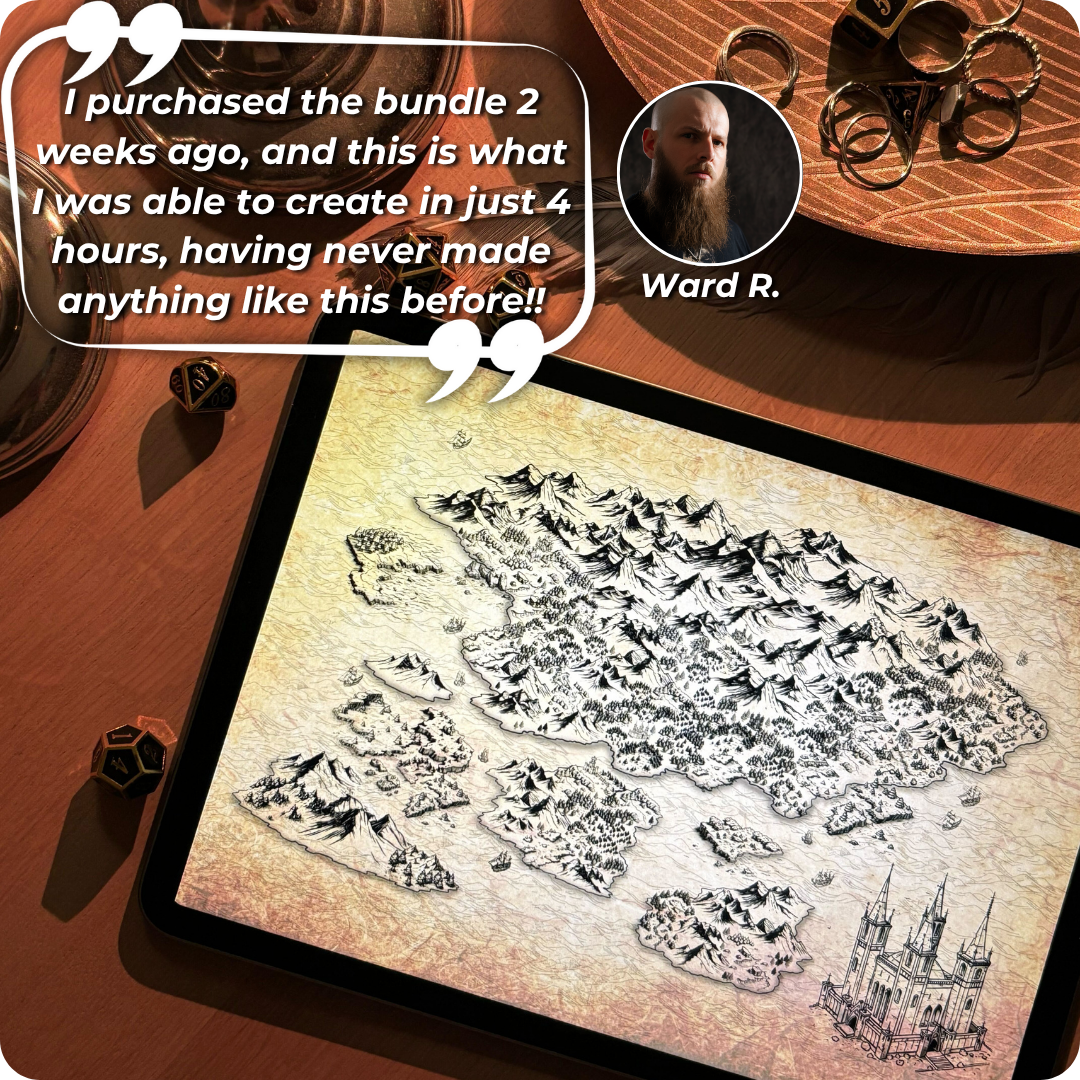 Pacchetto completo per la creazione di mappe RPG (P)