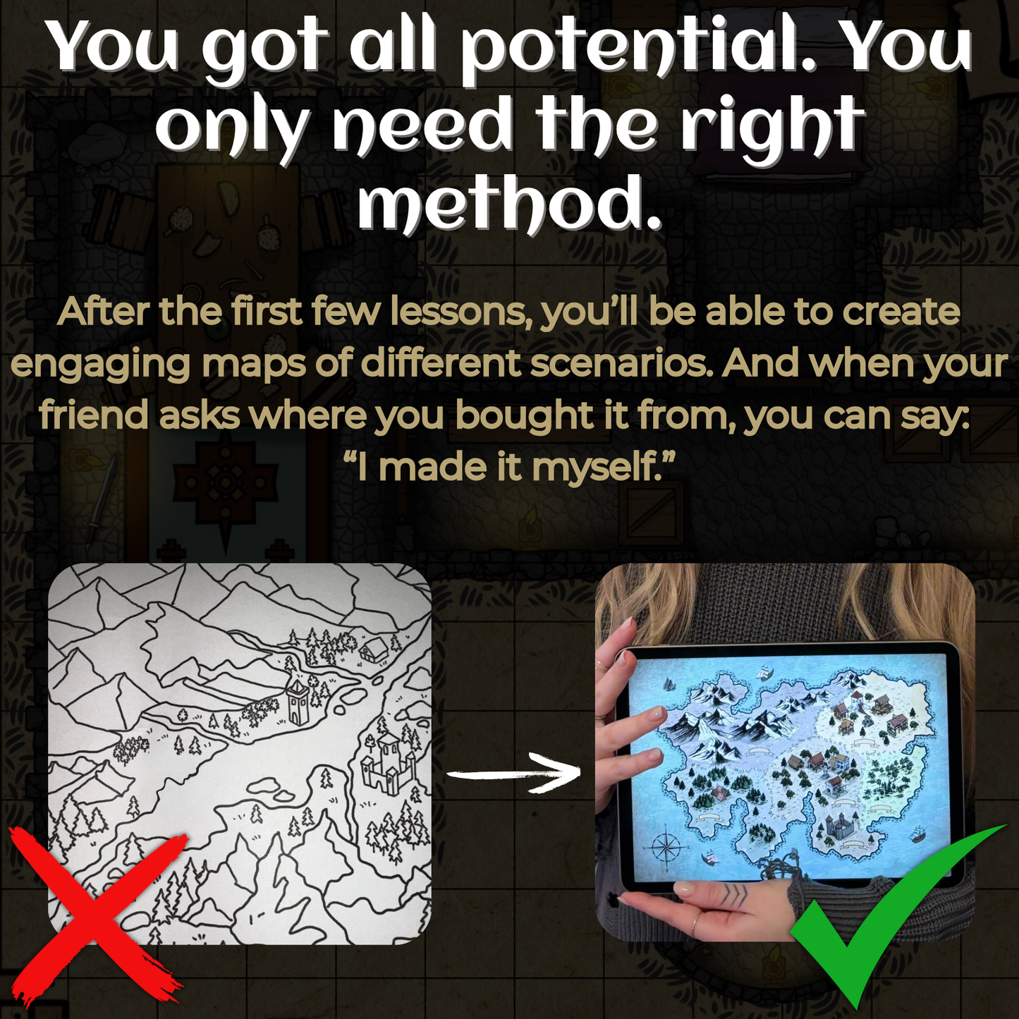 Masterclass di creazione di mappe per giochi di ruolo (corsi) (R)