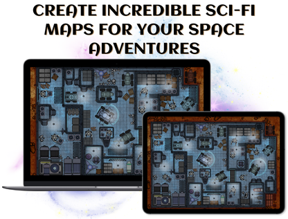 200 pennelli fantascientifici e oltre 1.000 mappe pronte all'uso (R)