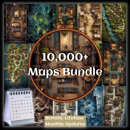 10,000+ RPG Maps Bundle