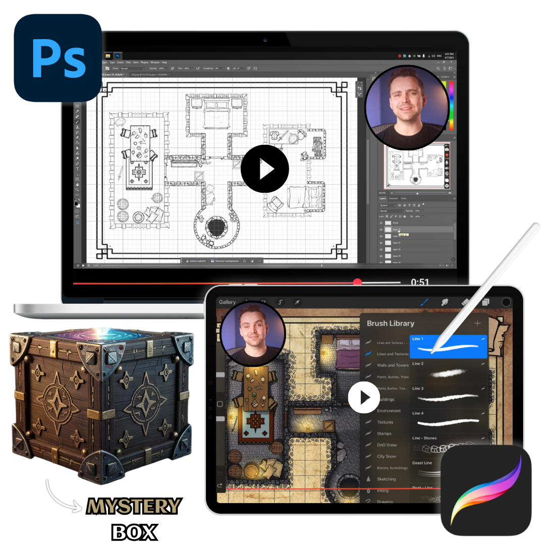 Masterclass sulla creazione di mappe per giochi di ruolo (corsi)